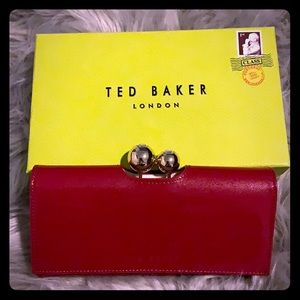 TED BAKER LONDON- Bobble Patent Leather Wallet NWT
